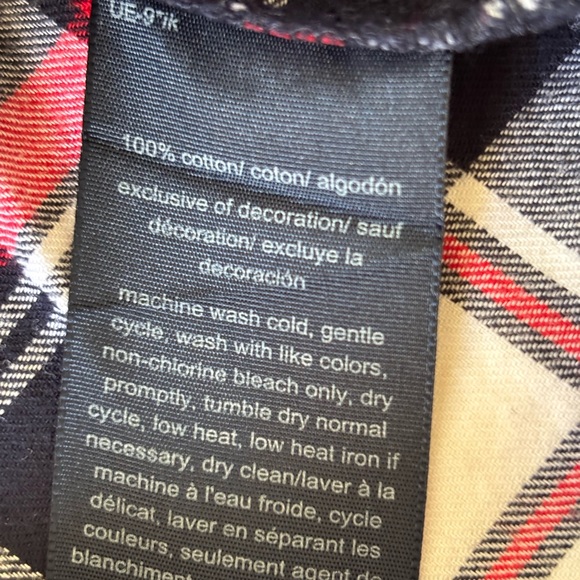 Tommy Hilfiger Gray/navyblue and Red Plaid Shirt Size L/G - Picture 11 of 15